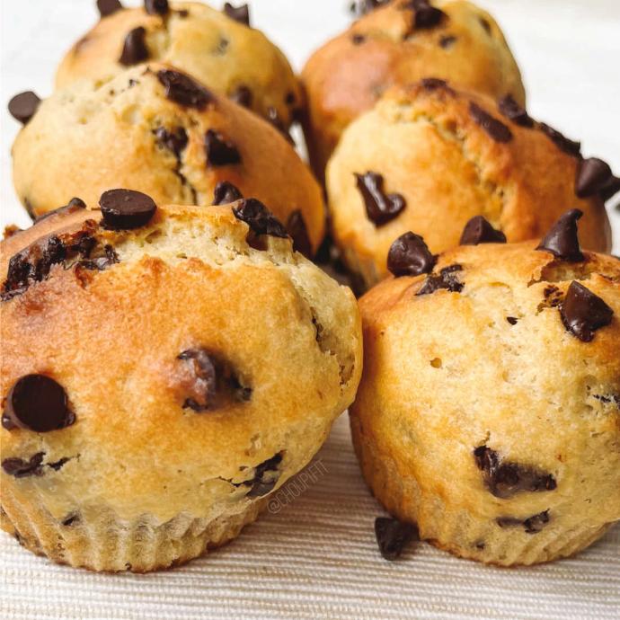 Muffin pépites de chocolat